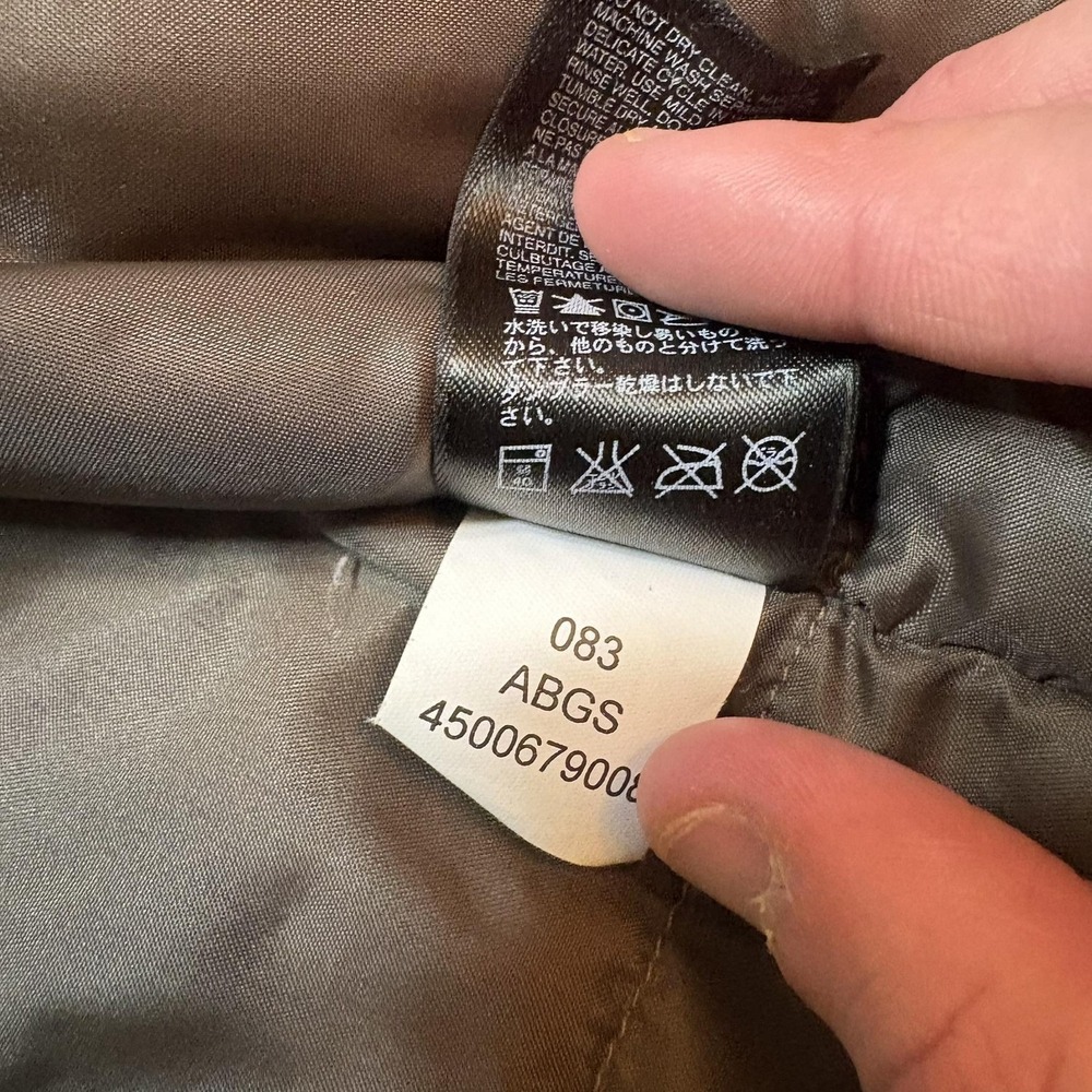 The North Face Puffer Jacket Womens Large Brown Nylon Insulated Full Zip Outdoor - Picture 9 of 11